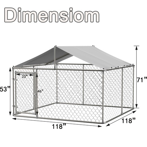 Heavy duty metal outdoor - outdoor, dog