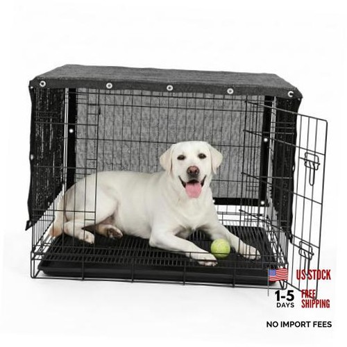 Black dog kennel - 6', x
