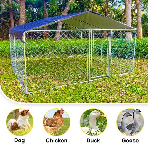 10x10ft metal pet dog run - pet,